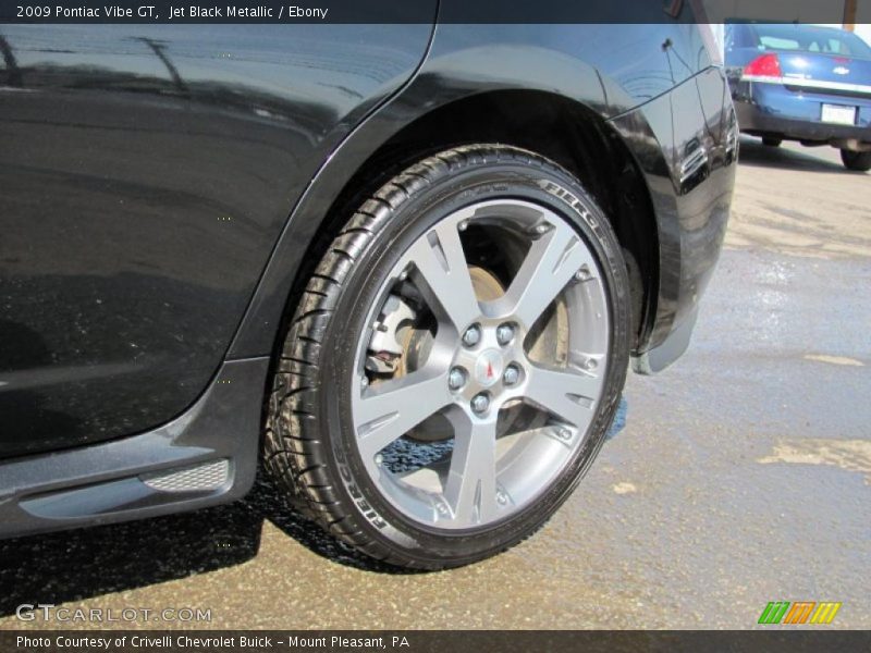 Jet Black Metallic / Ebony 2009 Pontiac Vibe GT