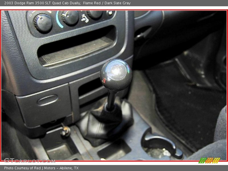 Flame Red / Dark Slate Gray 2003 Dodge Ram 3500 SLT Quad Cab Dually