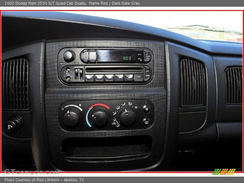 Flame Red / Dark Slate Gray 2003 Dodge Ram 3500 SLT Quad Cab Dually