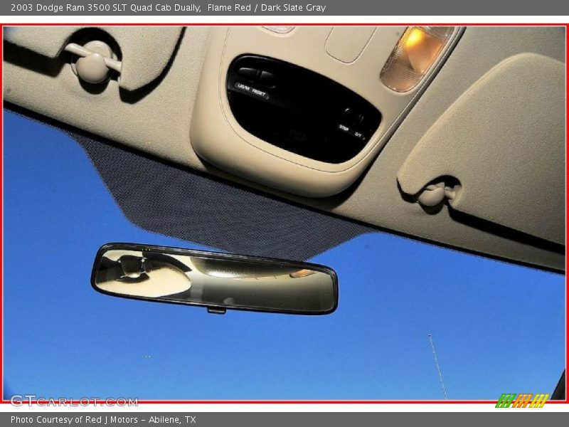 Flame Red / Dark Slate Gray 2003 Dodge Ram 3500 SLT Quad Cab Dually