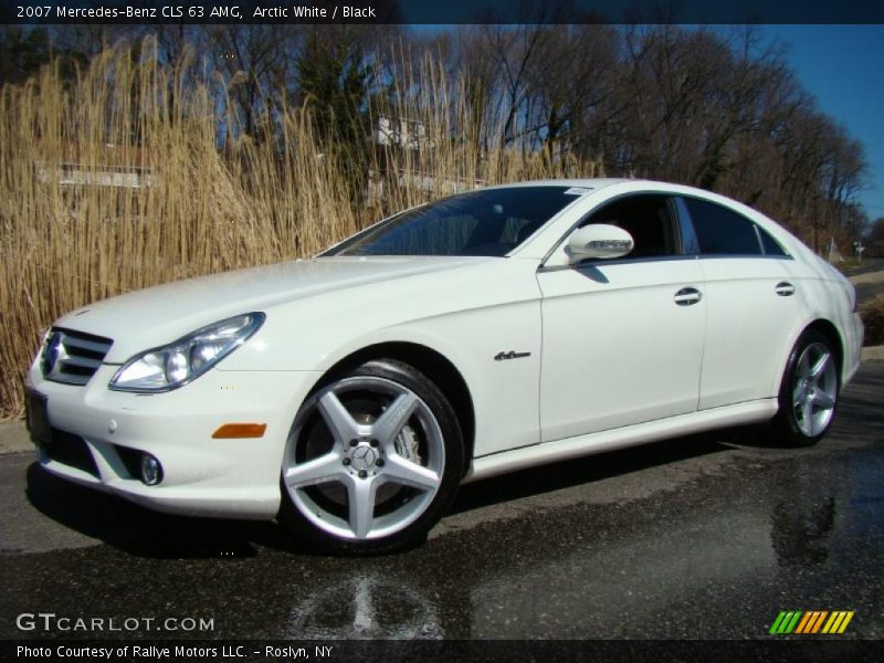 Arctic White / Black 2007 Mercedes-Benz CLS 63 AMG