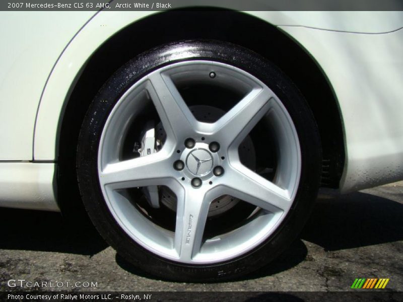 Arctic White / Black 2007 Mercedes-Benz CLS 63 AMG