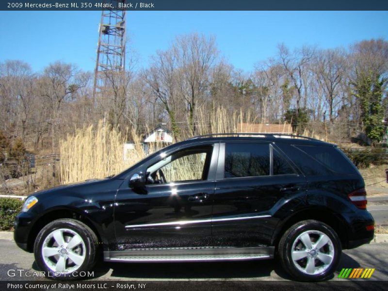 Black / Black 2009 Mercedes-Benz ML 350 4Matic