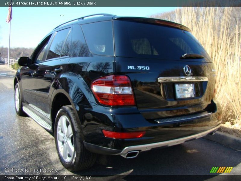 Black / Black 2009 Mercedes-Benz ML 350 4Matic