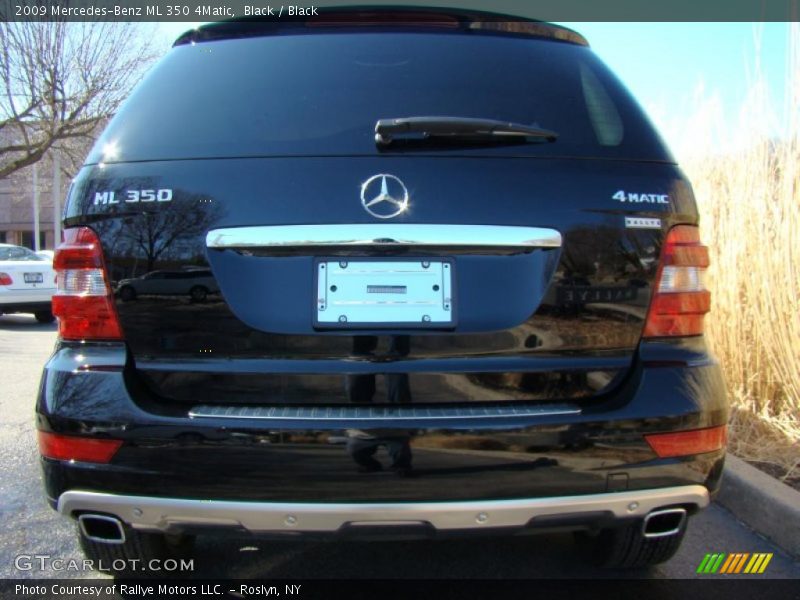 Black / Black 2009 Mercedes-Benz ML 350 4Matic