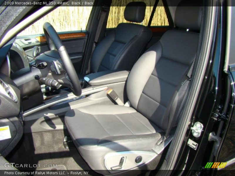 Black / Black 2009 Mercedes-Benz ML 350 4Matic