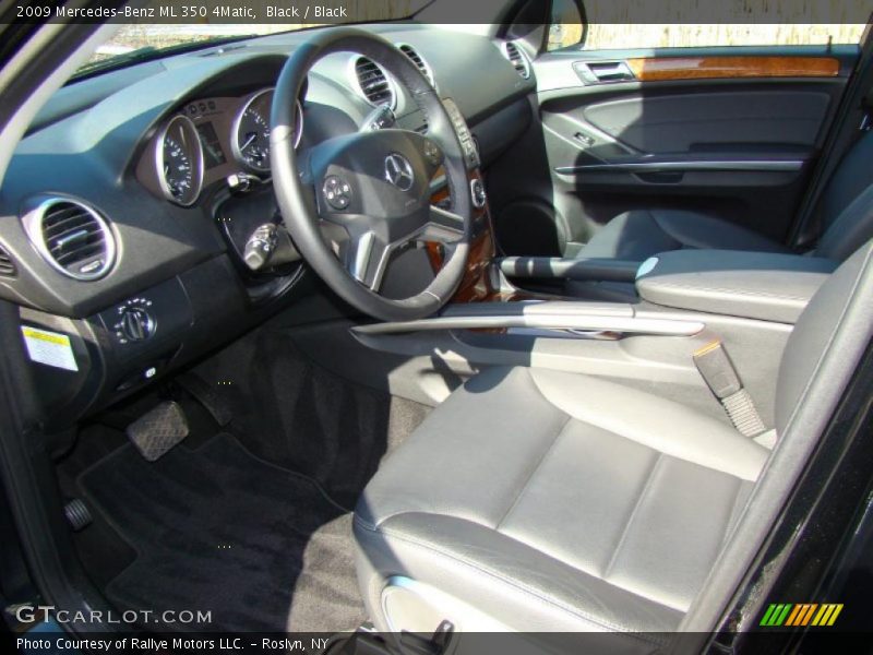 Black / Black 2009 Mercedes-Benz ML 350 4Matic