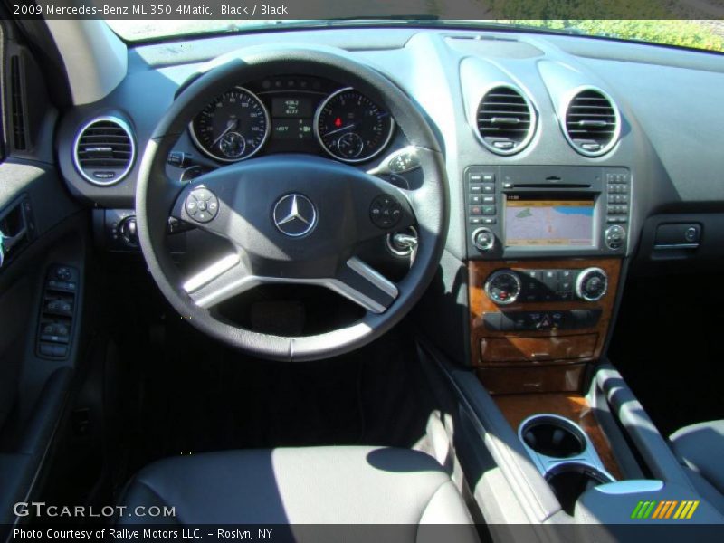 Black / Black 2009 Mercedes-Benz ML 350 4Matic