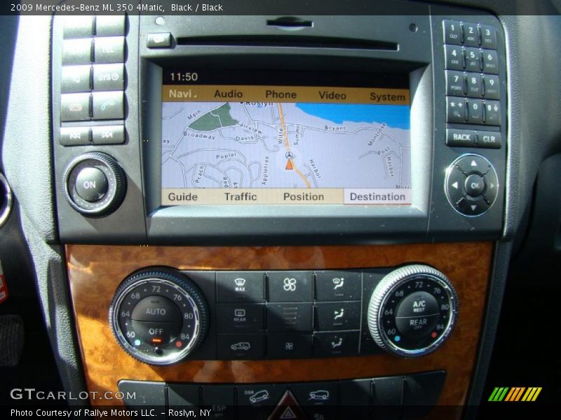 Black / Black 2009 Mercedes-Benz ML 350 4Matic