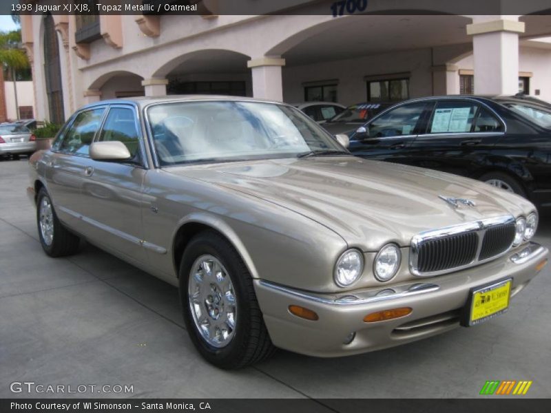 Topaz Metallic / Oatmeal 1998 Jaguar XJ XJ8