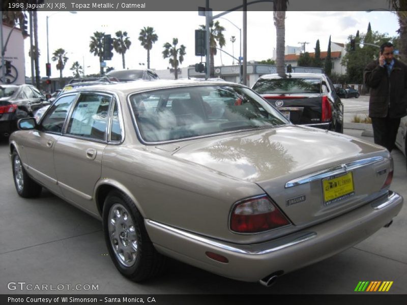 Topaz Metallic / Oatmeal 1998 Jaguar XJ XJ8