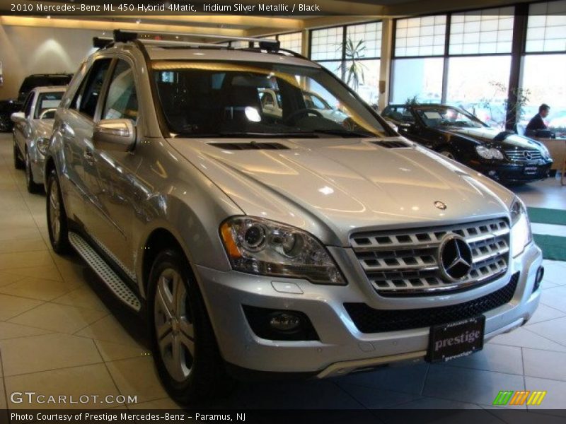 Iridium Silver Metallic / Black 2010 Mercedes-Benz ML 450 Hybrid 4Matic
