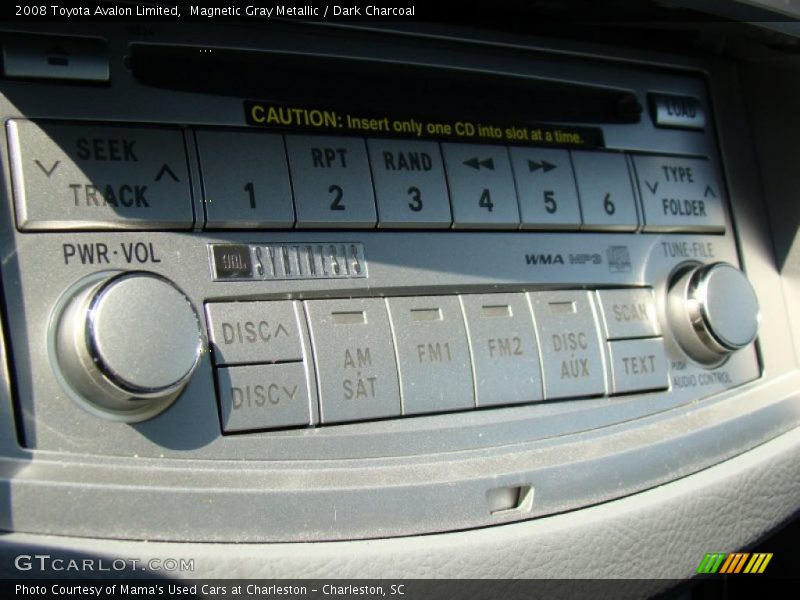 Magnetic Gray Metallic / Dark Charcoal 2008 Toyota Avalon Limited