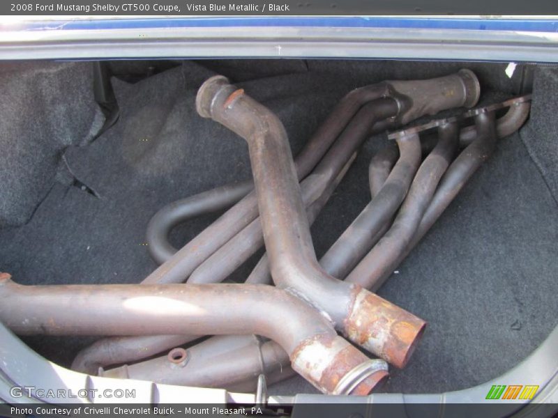Vista Blue Metallic / Black 2008 Ford Mustang Shelby GT500 Coupe