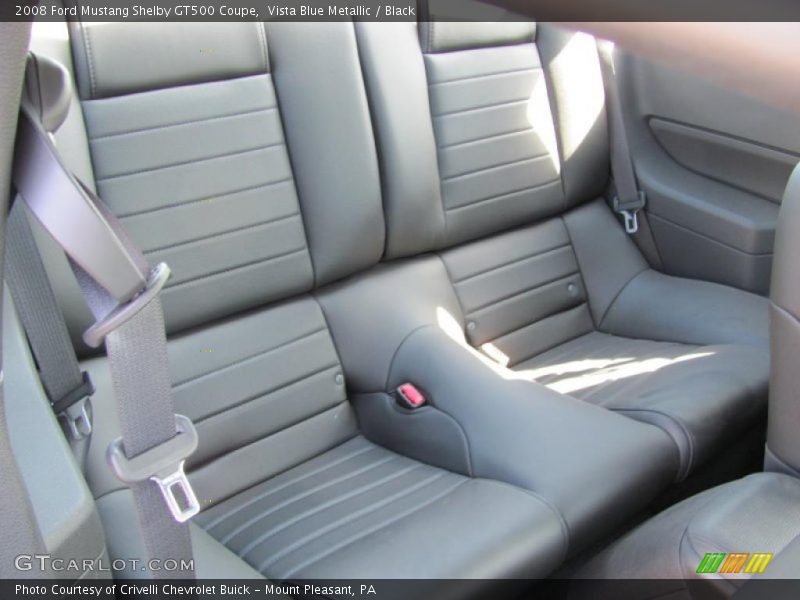Vista Blue Metallic / Black 2008 Ford Mustang Shelby GT500 Coupe