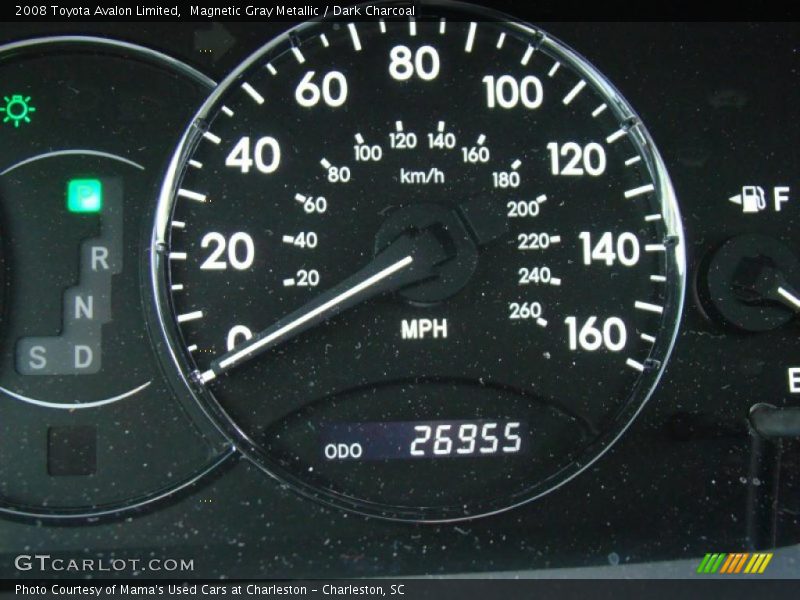 Magnetic Gray Metallic / Dark Charcoal 2008 Toyota Avalon Limited