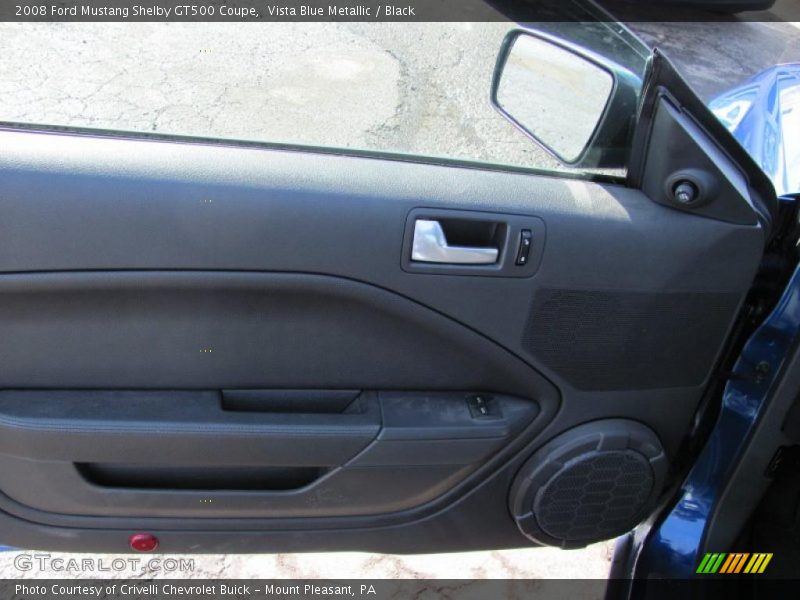 Vista Blue Metallic / Black 2008 Ford Mustang Shelby GT500 Coupe