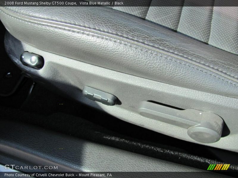 Vista Blue Metallic / Black 2008 Ford Mustang Shelby GT500 Coupe