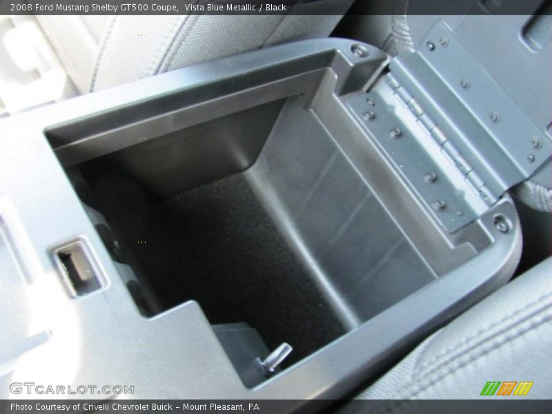 Vista Blue Metallic / Black 2008 Ford Mustang Shelby GT500 Coupe