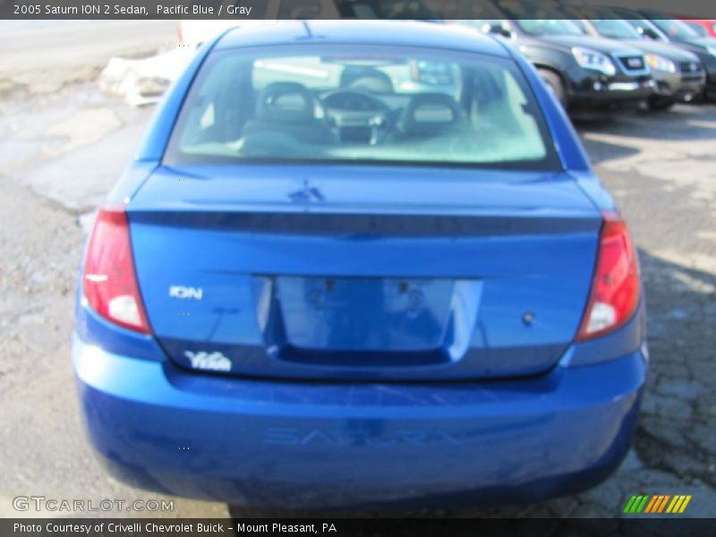 Pacific Blue / Gray 2005 Saturn ION 2 Sedan