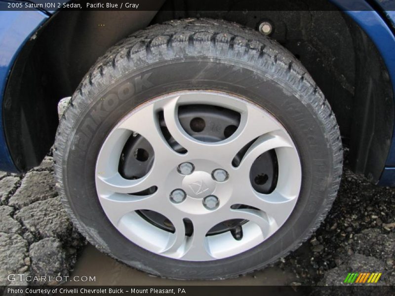 Pacific Blue / Gray 2005 Saturn ION 2 Sedan