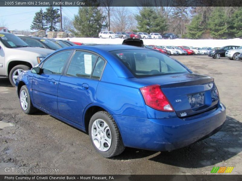 Pacific Blue / Gray 2005 Saturn ION 2 Sedan