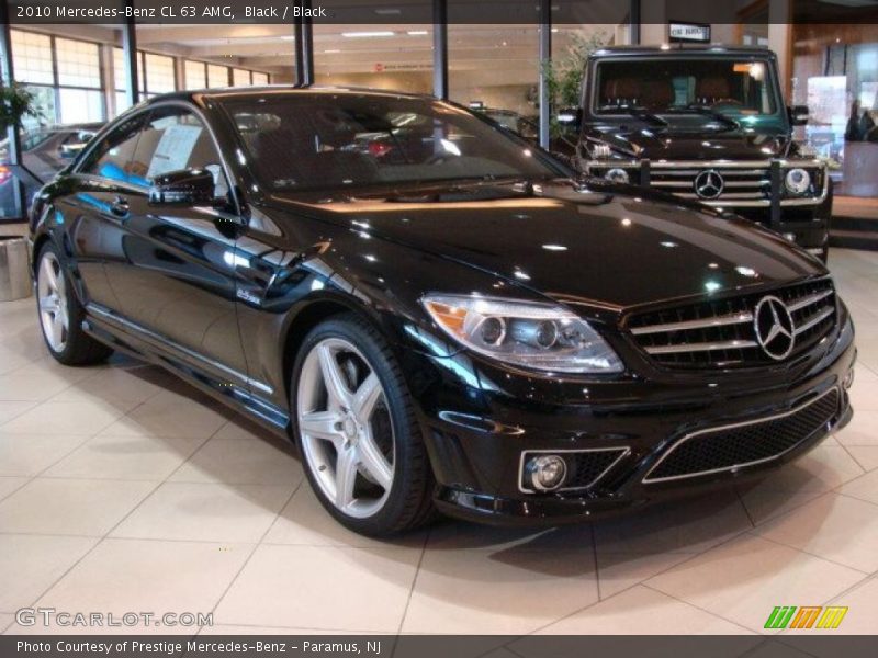Black / Black 2010 Mercedes-Benz CL 63 AMG