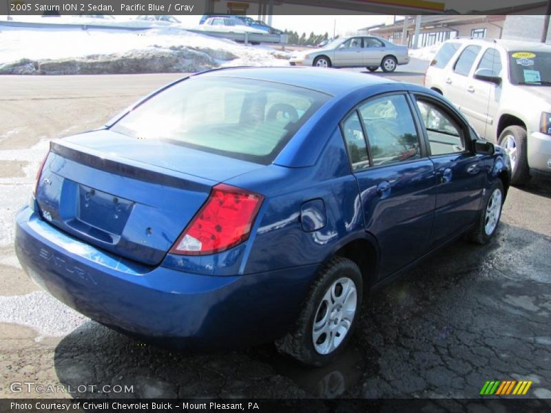 Pacific Blue / Gray 2005 Saturn ION 2 Sedan