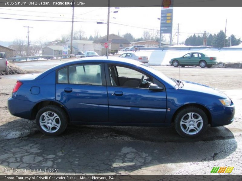 Pacific Blue / Gray 2005 Saturn ION 2 Sedan