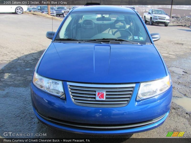 Pacific Blue / Gray 2005 Saturn ION 2 Sedan
