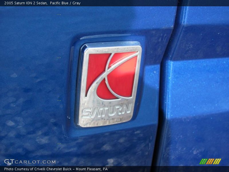 Pacific Blue / Gray 2005 Saturn ION 2 Sedan