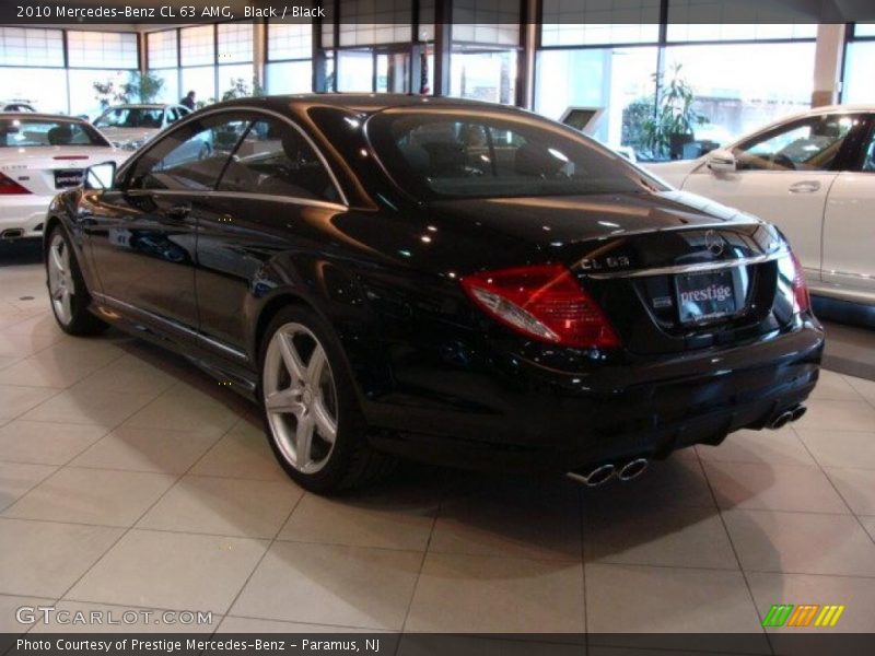 Black / Black 2010 Mercedes-Benz CL 63 AMG