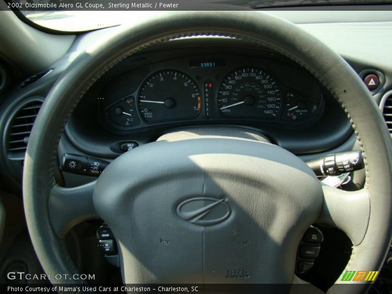 Sterling Metallic / Pewter 2002 Oldsmobile Alero GL Coupe