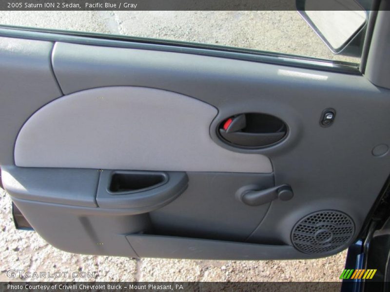 Pacific Blue / Gray 2005 Saturn ION 2 Sedan