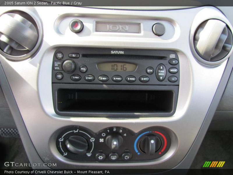 Pacific Blue / Gray 2005 Saturn ION 2 Sedan