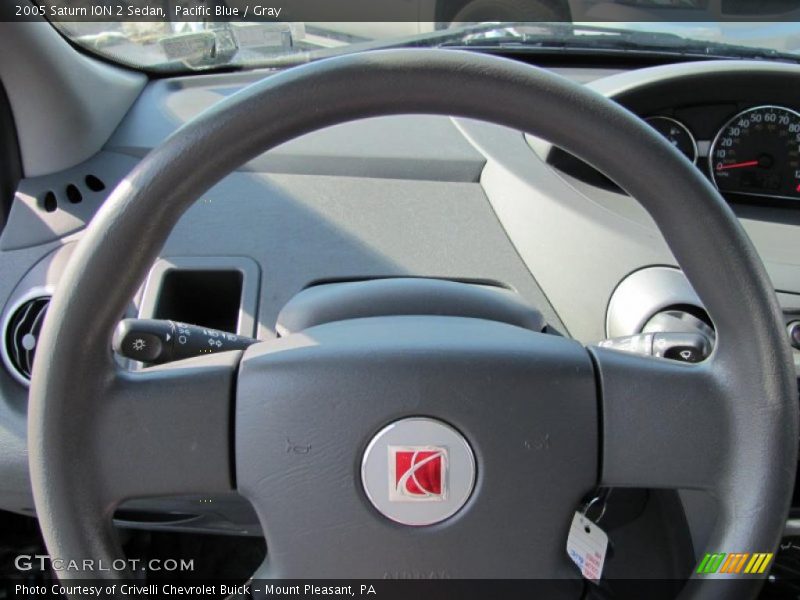 Pacific Blue / Gray 2005 Saturn ION 2 Sedan