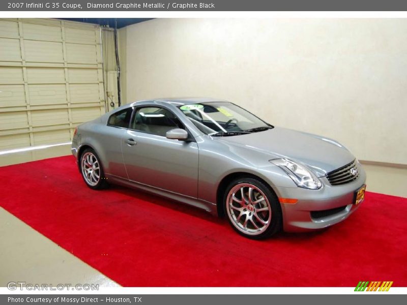 Diamond Graphite Metallic / Graphite Black 2007 Infiniti G 35 Coupe