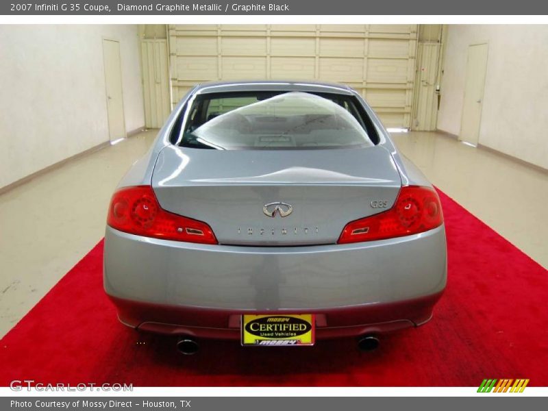 Diamond Graphite Metallic / Graphite Black 2007 Infiniti G 35 Coupe