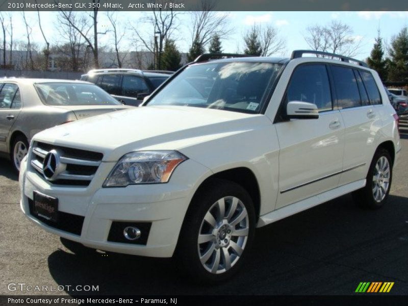 Arctic White / Black 2010 Mercedes-Benz GLK 350 4Matic