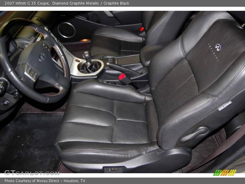 Diamond Graphite Metallic / Graphite Black 2007 Infiniti G 35 Coupe
