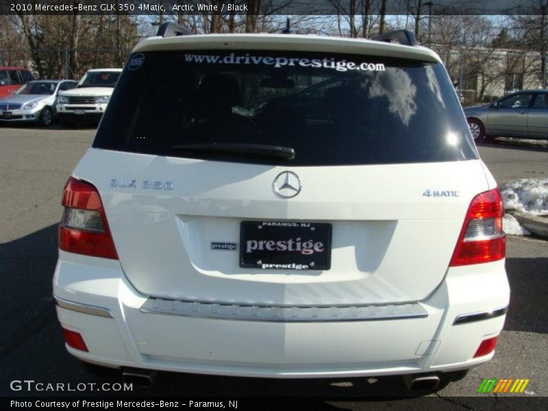 Arctic White / Black 2010 Mercedes-Benz GLK 350 4Matic