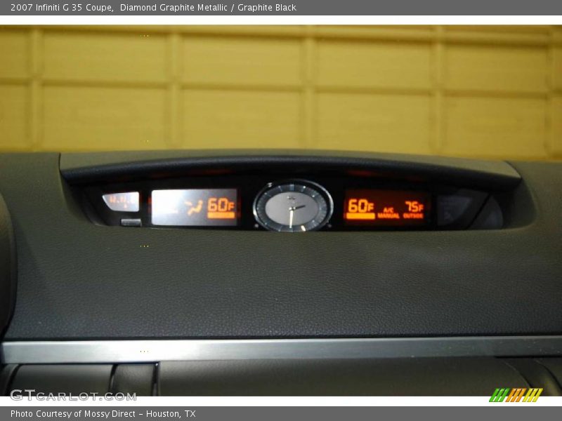 Diamond Graphite Metallic / Graphite Black 2007 Infiniti G 35 Coupe