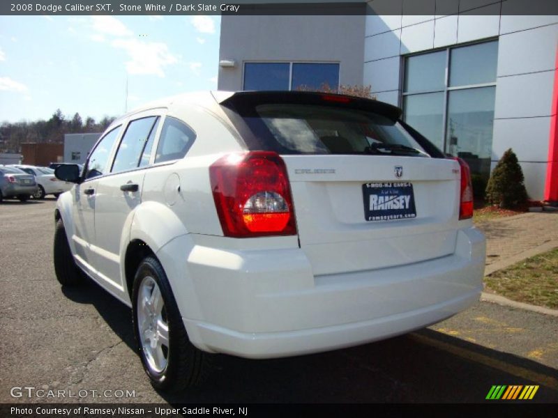 Stone White / Dark Slate Gray 2008 Dodge Caliber SXT