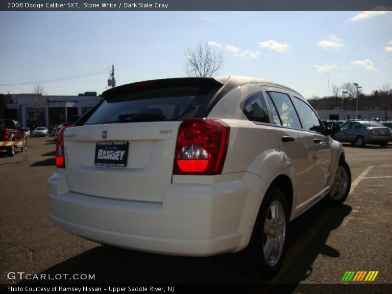 Stone White / Dark Slate Gray 2008 Dodge Caliber SXT