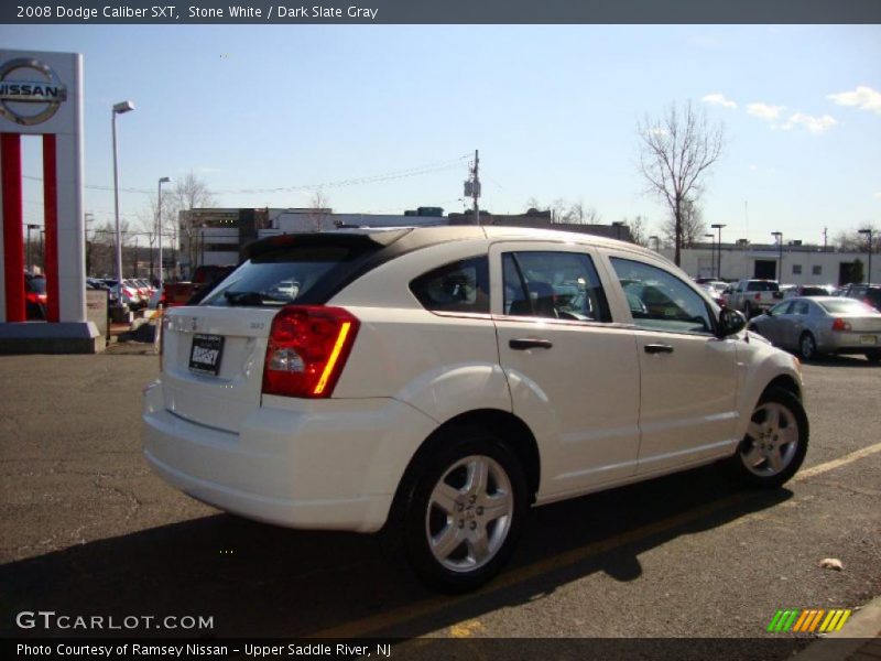 Stone White / Dark Slate Gray 2008 Dodge Caliber SXT
