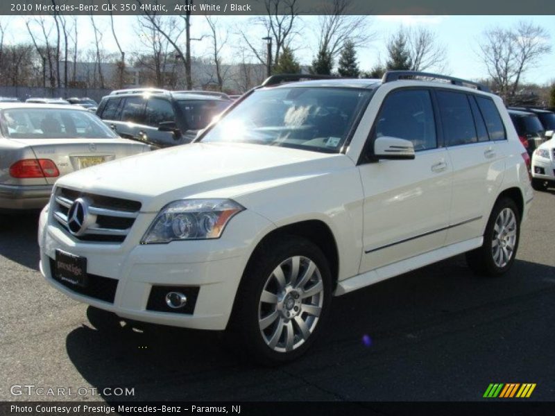 Arctic White / Black 2010 Mercedes-Benz GLK 350 4Matic