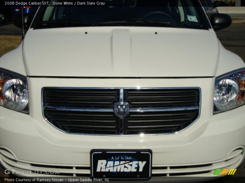 Stone White / Dark Slate Gray 2008 Dodge Caliber SXT