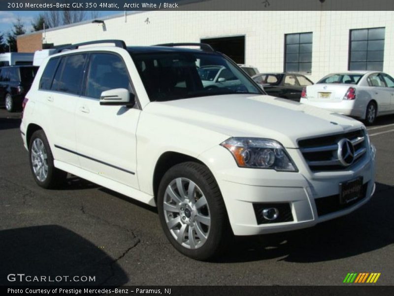 Arctic White / Black 2010 Mercedes-Benz GLK 350 4Matic