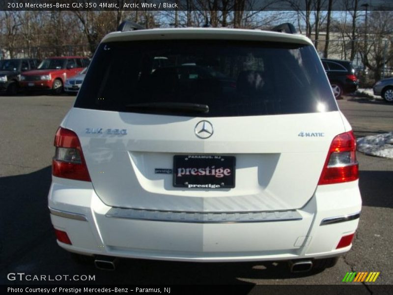 Arctic White / Black 2010 Mercedes-Benz GLK 350 4Matic