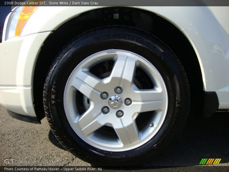 Stone White / Dark Slate Gray 2008 Dodge Caliber SXT